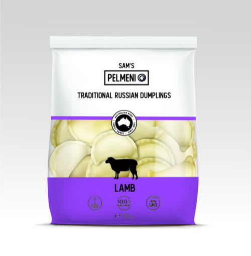 Sam's Pelmeni with Lamb, 800g pack (12 per carton)